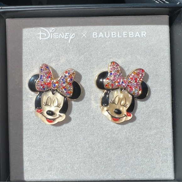 ✨New✨❤️Disney Baublebar Minnie Mouse earrings - Picture 2 of 3
